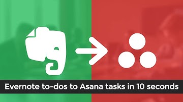 Evernote to Asana Integration - To-dos