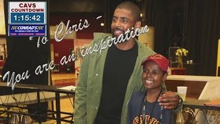 Cavs, Kyrie give Cleveland teen surprise of a lifetime