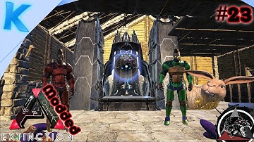 Ark - Mods - Extinction Core - Ep 23 Tek Originator! White Tek Tribe Dood maken