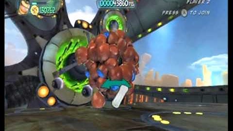 Monsters vs. Aliens Movie Game Walkthrough Part 18:2 (Wii)