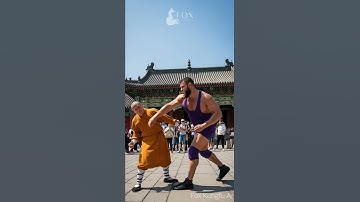 Shaolin Monk vs. Giant MMA Fighter: The BRUTAL Knockout! 👊💥 | Fox Kung Fu AI