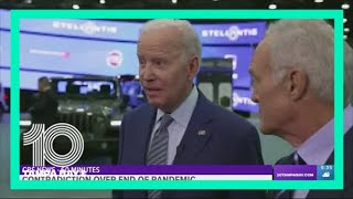 President Biden in 60 Minutes interview: COVID-19 pandemic is 'over'