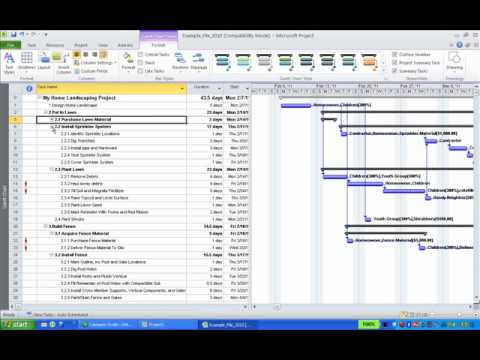 Wbs Chart In Ms Project 2013