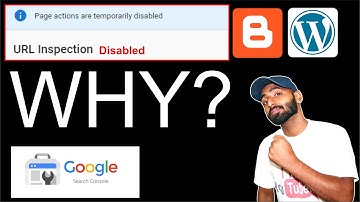 Page Actions Are Temporarily Disabled | Google Search Console - Google Indexing Problem Solve