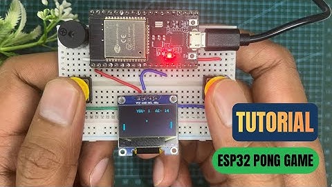 ESP32 Pong Game Tutorial 🎮 Simple & Fun Project