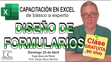 Clase GRATIS - DISEÑO DE FORMULARIOS usando controles en Excel