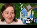 I tried building a fully selfsustaining eco home in the sims