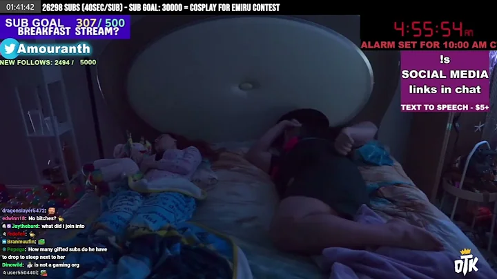 Esfand Makes a Move While Sleeping with Amouranth