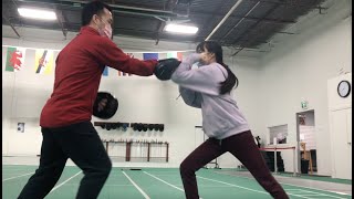 八卦掌的实际应用之一 女生如何利用单换掌摔人 Baguazhang applications ----- how to self defence