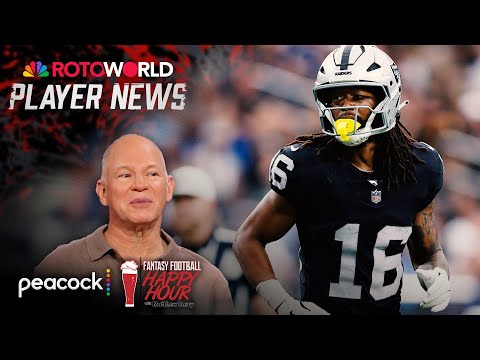 Raiders trade Jakobi Meyers to Jaguars for two picks | Fantasy Football Happy Hour | NFL on NBC