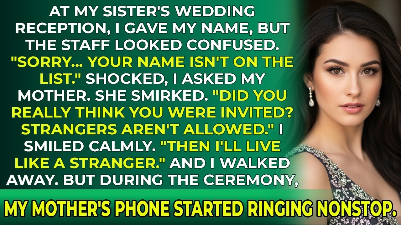 My Mom And Sister Removed Me From My Sister’s Wedding Guest List… Then Called Me 'The Vendor'
