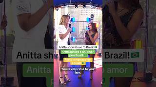 Anitta shows love to Brazil! 🇧🇷