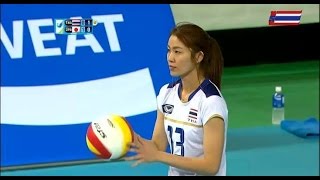 ไทย-ญี่ปุ่น: set 2 :วอลเลย์บอลหญิงเอเชี่ยนเกมส์ 2014: 21.9.2014