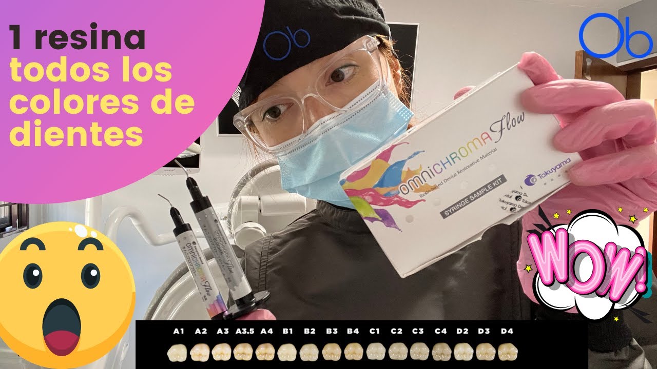 OMNICHROMA:  Resina dental universal que iguala el tono de cualquier color del diente 🦷