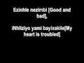 Zahara  umthwalo wam with lyrics