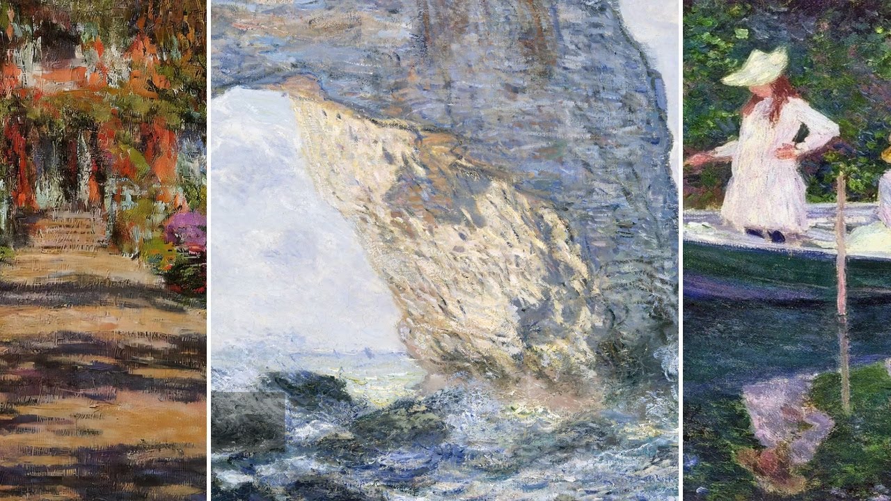 Claude Monet TV — Silent Art Gallery · June 8 Afternoon | The Manneporte Etretat & others