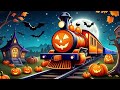 Halloween train  october happy halloween cartoon train for kids  kartun