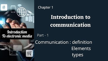 CALICUT UNIVERSITY 2ND SEM BA ENGLISH COMPLEMENTARY PAPER|INTRODUCTION TO ELECTRONIC MEDIA|CHAPTER 1