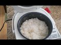 Making rice on a jbvs10u tiger 55cup micom rice cooker costco cooking quick mode with 3c jasmine