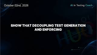 Preventing Test Loosening in AI Code Repair - Oct 02, 2026