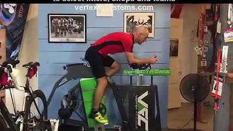 Vertex Fit Cycle Tri Fit - seat angle sweep demo