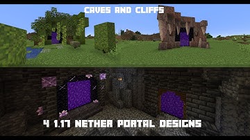 Minecraft | 4 1.17 Nether Portal Designs