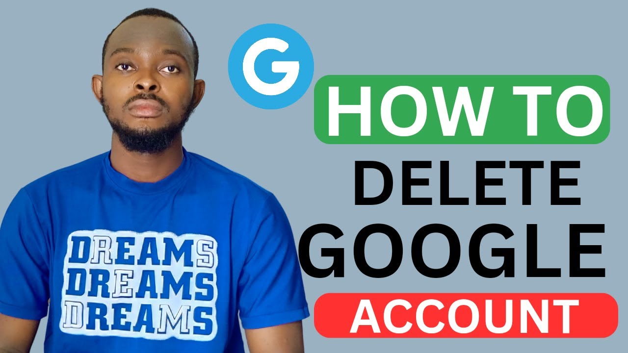 how to delete google account permanently 2024 - YouTube