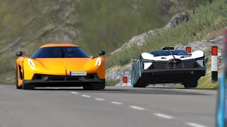 Koenigsegg Jesko Absolut vs Bugatti Bolide at Highlands