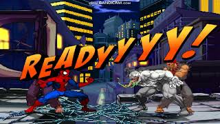 MUGEN BATTLES - Spider-Man & Ryu vs. Venom & Akuma