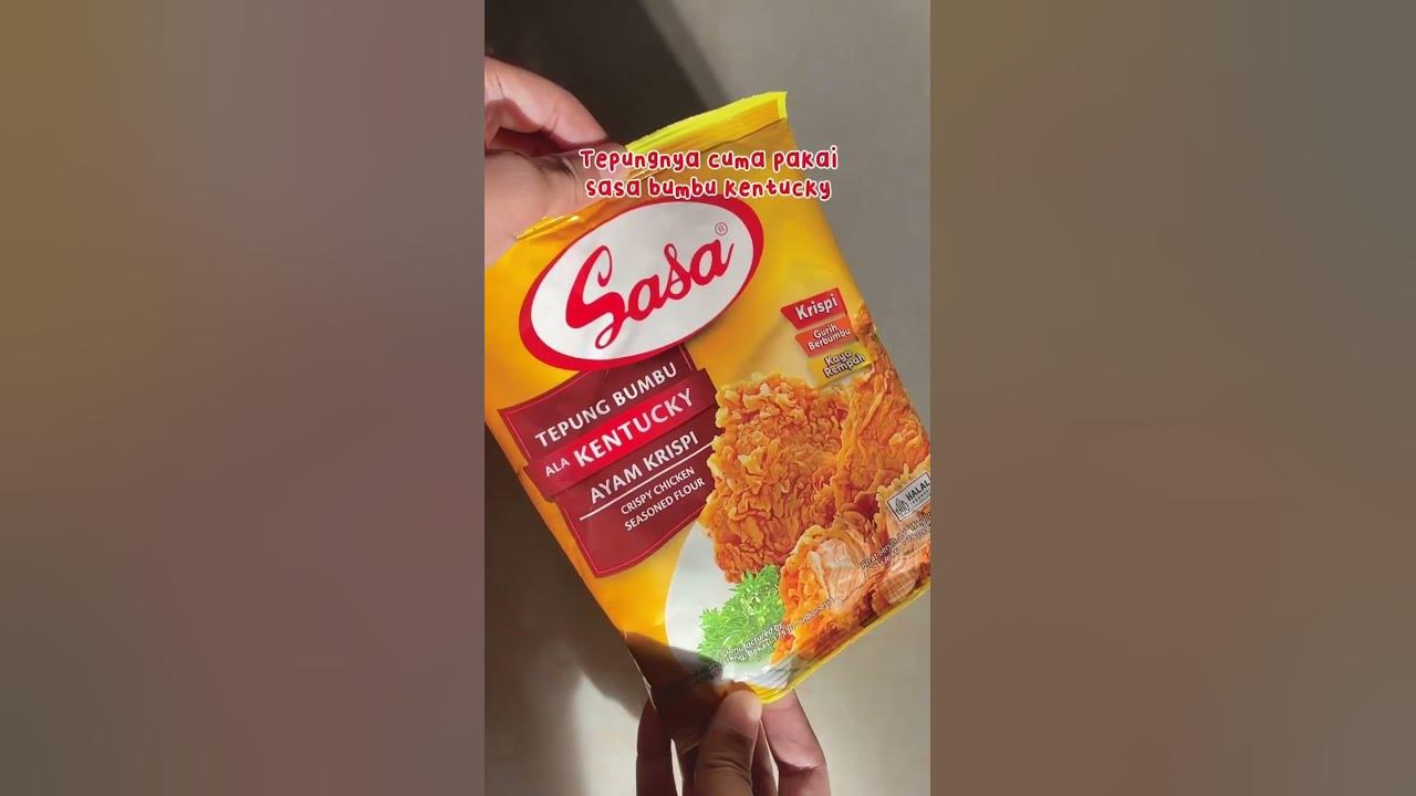 Chicken popcorn cuma 4 bahan mudah dan krispi💥 Resep rahasianya pakai Sasa tepung bumbu kentucky!