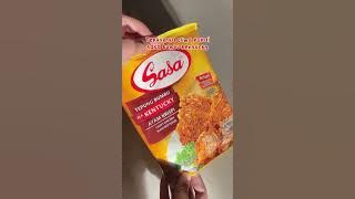 Chicken popcorn cuma 4 bahan mudah dan krispi💥 Resep rahasianya pakai Sasa tepung bumbu kentucky!