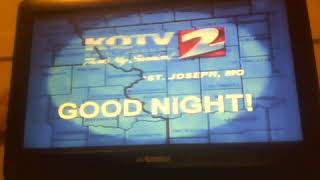 KQTV Channel 2, St Joseph MO - Sign off recorded 21 July 2015