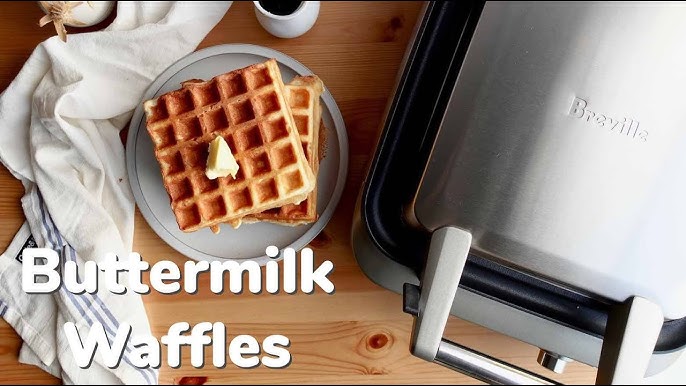  Breville BWM520XL No-Mess Waffle Maker, Brushed Stainless  Steel,Silver: Home & Kitchen