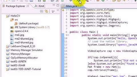Java Tips: Java Webcam Capture in Eclipse Open CV 2.4.4
