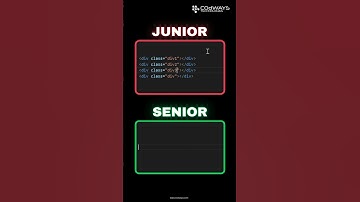 👨‍💻 Junior vs Senior Coder – Same Task, Different Approach 😎
