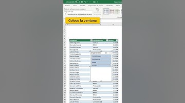 segmentacion de datos #shorts #excel