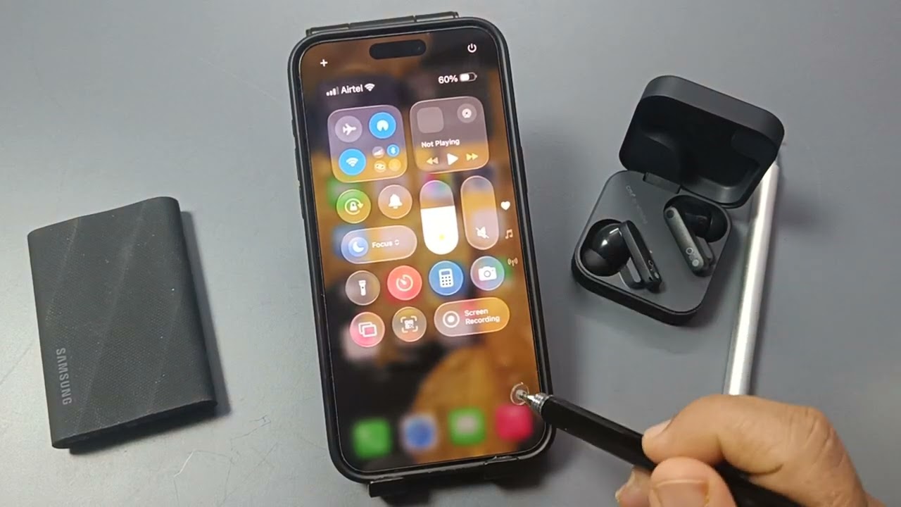 iPhone 17/Pro Max/Air | Как использовать встроенную функцию записи экрана на iPhone 17 | Приложен...