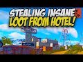 ESCAPING from the HOTEL with the RICHEST LOOT! - Rust Solo Survival Gameplay