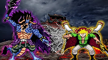 Kaido Hybrid Form V2 OP (New) VS Prime White Beard OP in Jump Force Mugen