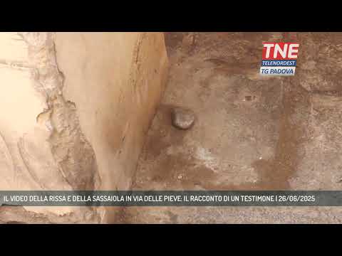 IL VIDEO DELLA RISSA E DELLA SASSAIOLA IN VIA DELLE PIEVE: IL RACCONTO DI UN TESTIMONE | 26/06/2025