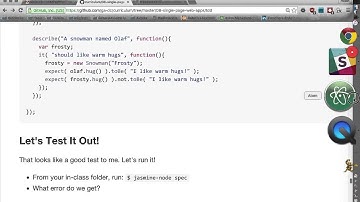 TDD with Jasmine, 3/3