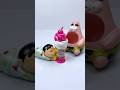 Ice Cream Toppings! Satisfying ASMR Shinchan, Patrick Star Miniature Toys #shorts #asmr