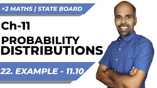 12th | eg. 11.10  | Probability Distributions | Chapter 11 | State Board | ram maths
