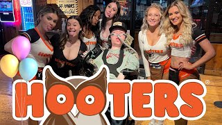 Hitting on Hooters Girls For Nolans B-Day!