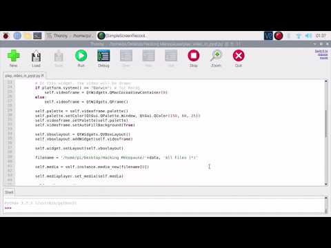video player in pyqt