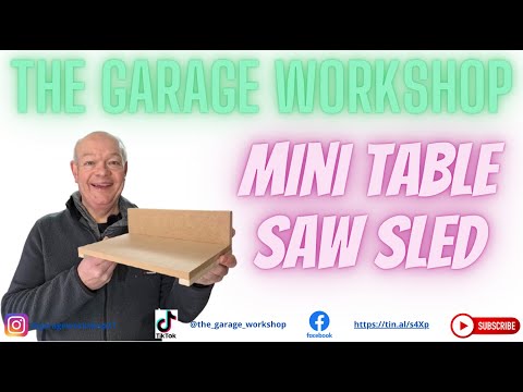 Table Saw Sled for SawStop Saw