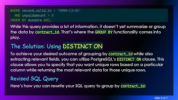 How to Group By a SELECT Statement in PostgreSQL