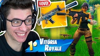 ENCONTREI A NOVA SCAR SILENCIADA E MATEI GERAL! Fortnite: Battle Royale