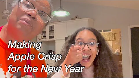 Baking Apple Crisp for 2022! Happy New Year!