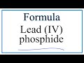 Lead Compounds and Their Properties